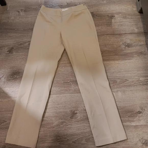 Chico slack cream pants. Side zipper. Size 0 Regular - Picture 5 of 6
